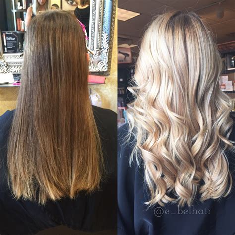 blond balayage brown hair|before and after balayage pictures.